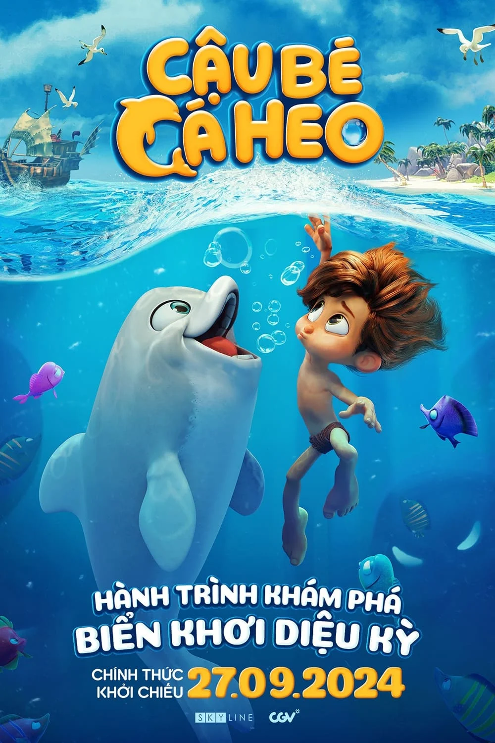 Xem phim Cậu Bé Cá Heo - Full HD Vietsub